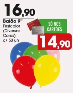 Zaffari Balão 9" Festcolor (Diversas Cores) oferta