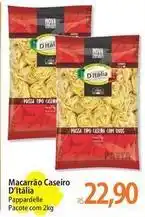 Atacadão D´italia - macarrão caseiro oferta