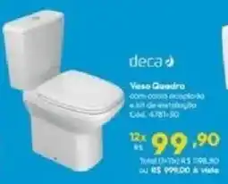 Lojas Becker Vaso Quadra oferta