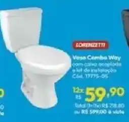 Lojas Becker Vaso Comba Way oferta