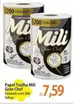 Atacadão Mili - papel toalha gran chef oferta