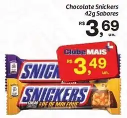 Comper Chocolate snickers 42g sabores oferta
