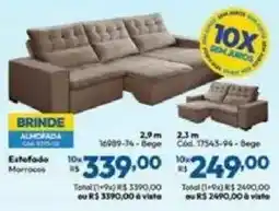 Lojas Becker Estofado Morrocoss oferta