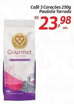 Comper Café 3 Corações Paulista Torrado oferta