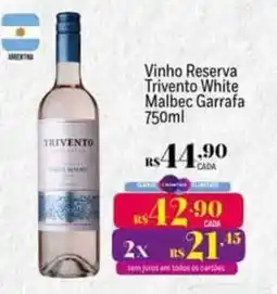 Muffato Vinho Reserva Triventto White Malbec oferta