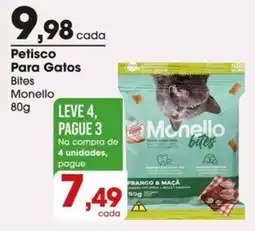 Zaffari Petisco Para Gatos Bites Monello oferta