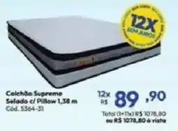 Lojas Becker Colchão Supreme oferta