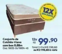Lojas Becker Conjunto de Colchão Viena oferta