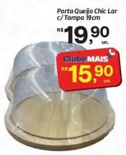 Comper Porta Queijo Chic Lar c/Tampa 19cm oferta