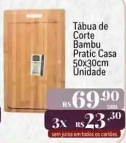 Muffato Tábua de Corte Bambu Pratic Casa oferta