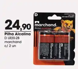 Zaffari Pilha Alcalina D LR20-2B oferta