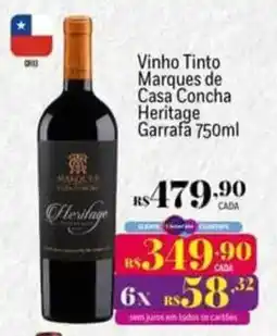Muffato Vinho Tinto Marques de Casa Concha Heritage oferta