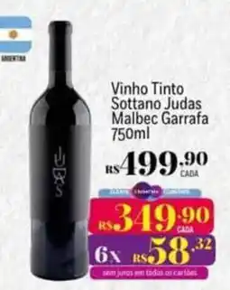 Muffato Vinho Tinto Sottano Judas oferta