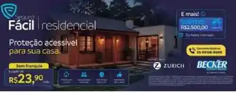 Lojas Becker Seguro Fácil residencial oferta