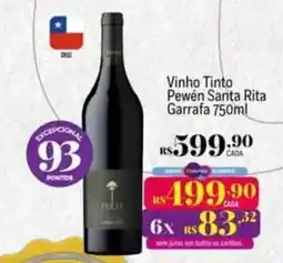Muffato Vinho Tinto Pewén Santa Rita oferta