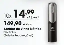 Zaffari Abridor de Vinho Elétrico Electrolux oferta