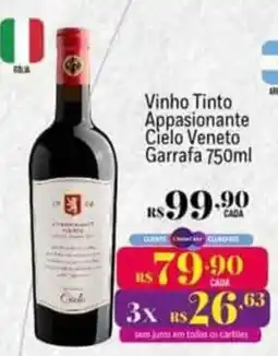 Muffato Vinho Tinto Appassionante Cielo Veneto oferta