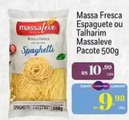 Muffato Massa fresca espaguete ou talharim massaleve oferta