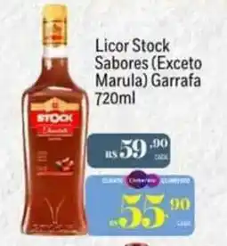 Muffato Licor Stock Sabores Exceto Marula Garrafa oferta