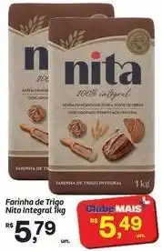 Fort Atacadista Nita - farinha de trigo integral oferta