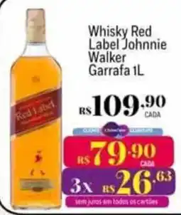 Muffato Whisky Red Label Johnnie Walker Garrafa 1L oferta