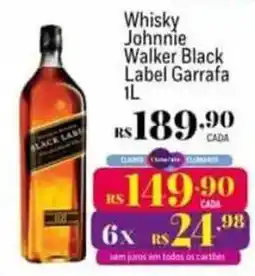Muffato Whisky Johnnie Walker Black Label Garrafa oferta