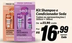 Stok Center Kit Shampoo e Condicionador Seda oferta
