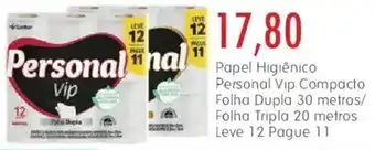 Papel Higiênico Personal Vip Compacto