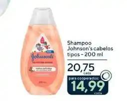Coop Shampoo johnson's cabelos tipos oferta