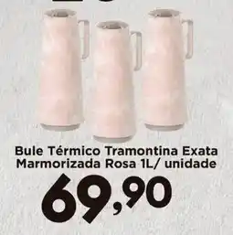 Confiança Supermercados Bule Térmico Tramontina Exata Marmorerizada Rosa oferta