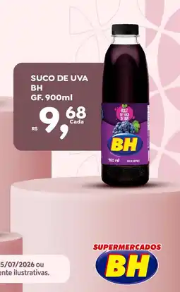 Supermercados BH Suco de uva bh oferta