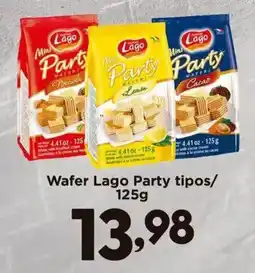 Confiança Supermercados Wafer Lago Party tipos oferta