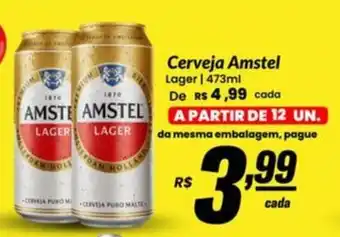 Stok Center Cerveja Amstel lager oferta