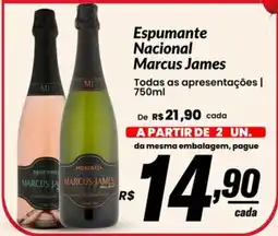 Stok Center Espumante Nacional Marcus James oferta