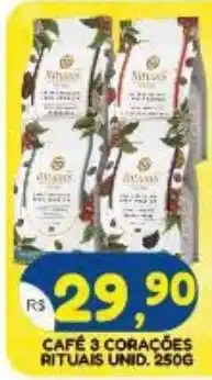 Bramil Supermercados Café 3 corações rituais oferta