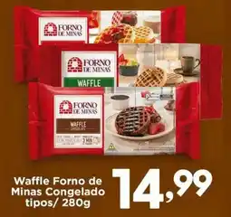 Confiança Supermercados Waffle Forno de Minas oferta
