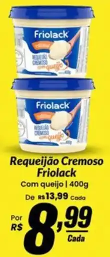 Stok Center Requeijão cremoso friolack oferta