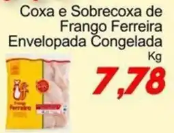 Villefort Atacadista Coxa e Sobrecoxa de Frango Ferreira Envelopada Congelada oferta