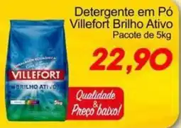 Villefort Atacadista Detergente em pó villefort brilho ativo oferta