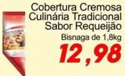 Villefort Atacadista Cobertura Cremosa Culinária Tradicional Sabor Requeijão oferta