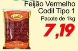 Villefort Atacadista Feijão Vermelho Codil Tipo 1 oferta
