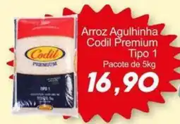 Villefort Atacadista Arroz Agulhinha Codil Premium Tipo 1 oferta