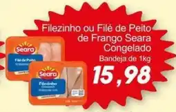 Villefort Atacadista Filezinho ou Filé de Peito de Frango oferta