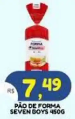 Bramil Supermercados pão de forma seven boys oferta