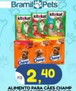 Bramil Supermercados alimento para cães champ oferta