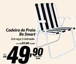 Stok Center Cadeira de Praia Be Smart oferta