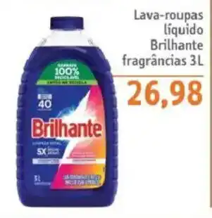 Sonda Lava-roupas líquido Brilhante fragrâncias oferta
