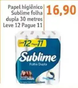 Sonda Papel higiênico sublimе folha dupla oferta