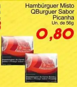 Villefort Atacadista Hambúrguer Misto QBurguer Sabor Picanha oferta