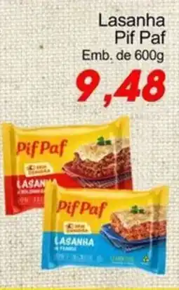 Villefort Atacadista Lasanha pif paf oferta